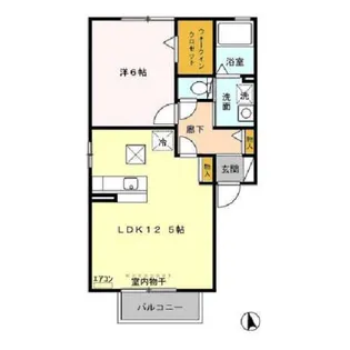 グランドール A/B【1階】の間取り