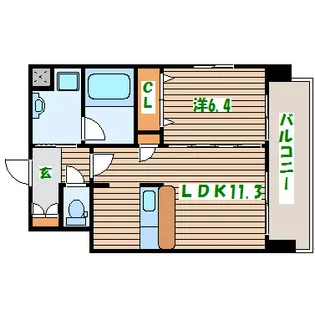 ノーブルプレイス北四番丁【5階】の間取り
