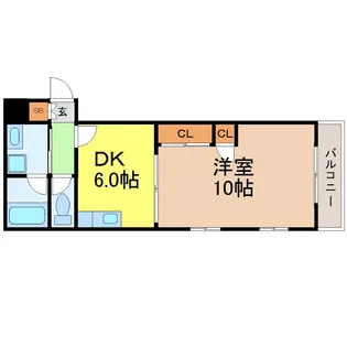 愛知県名古屋市熱田区切戸町3【マンション】の間取り