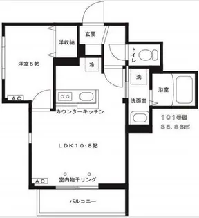 M&ドミール【1階】の間取り