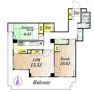 ルポゼー小山園【3階】の間取り