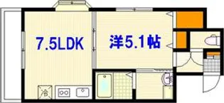 ベラ福本【6階】の間取り