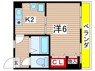 プレステ-ジ千葉の間取り