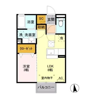 IZUMI【1階】の間取り