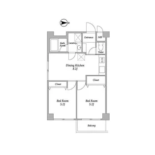 シャトー初台【3階】の間取り