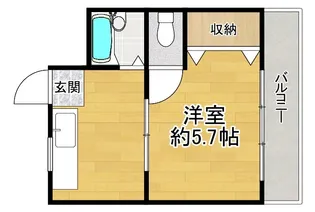 第3星ヶ丘マンション【4階】の間取り