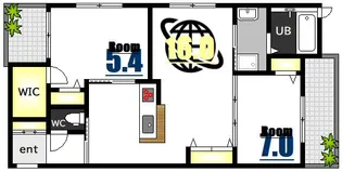 べレオ光南【1階】の間取り