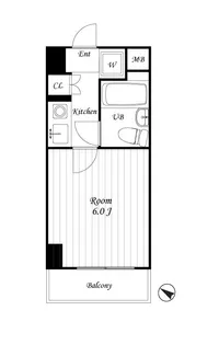 ドルチェ川越【6階】の間取り