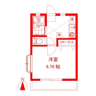 シャローム湘南【2階】の間取り