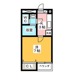 ヴィラコンテッサ伝馬町【3階】の間取り