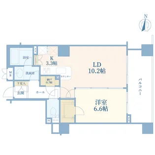 セントラルレジデンス番町シティタワー【2階】の間取り