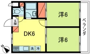 コモンハイム池田【3階】の間取り
