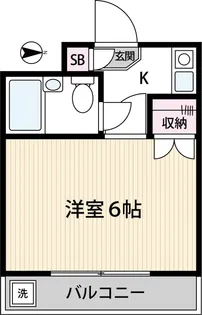 アネックス若林【3階】の間取り