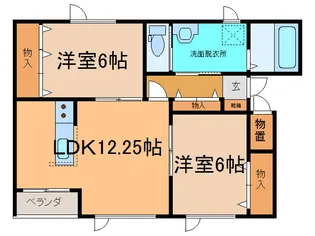 ナチュラルガーデン【2階】の間取り