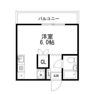 メゾンアスミ【1階】の間取り