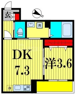 AJ南流山【3階】の間取り