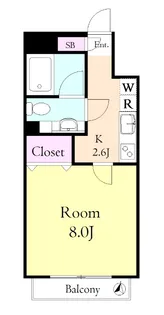 サンヴィアーレ・USU【1階】の間取り