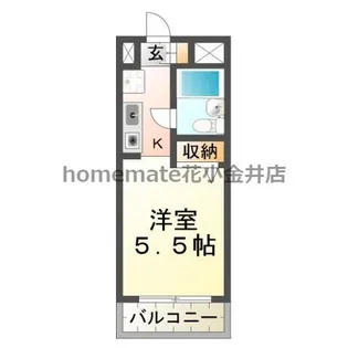 シャルマンはすみ【4階】の間取り
