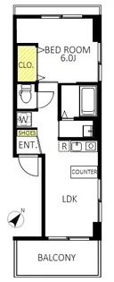 中丸グランシャトウ別館【2階】の間取り