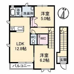 A・LIVE【2階】の間取り