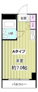 メゾンドノア大和田【2階】の間取り
