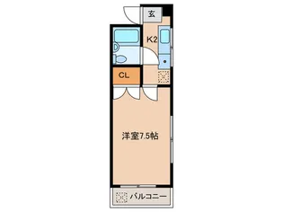 コーポ英大【3階】の間取り