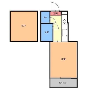エレガンテ姪浜【1階】の間取り