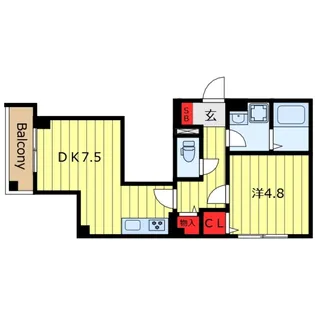 ハピネス ミノリ【5階】の間取り