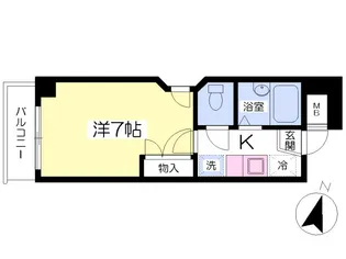 メゾン北仙台【3階】の間取り