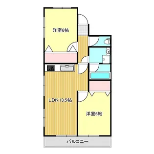 サンステージ北沖洲I【1階】の間取り
