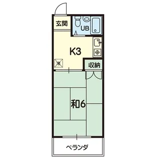 コーポひがし【3階】の間取り
