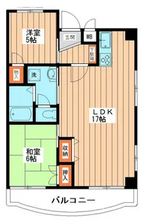スリーシャインビル【4階】の間取り