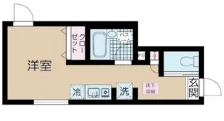 ラフィネ芦花公園B【1階】の間取り