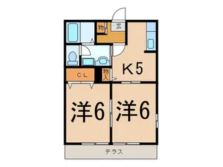 アネックスT【1階】の間取り