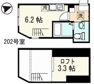 カーサハッピー戸塚【2階】の間取り