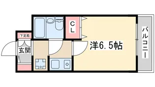 エスリード北梅田第2【8階】の間取り
