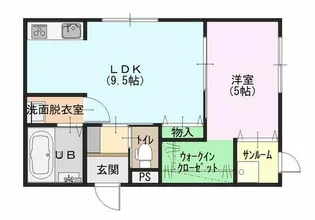 THE MAMS(ザ・マームズ) 06【1階】の間取り