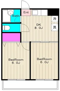 リトルブラウン【3階】の間取り