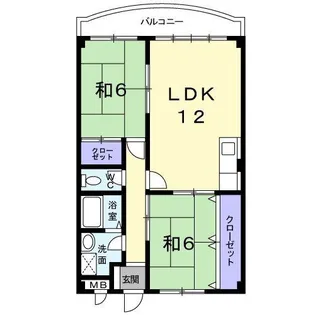 シティコートSUMISHO I【1階】の間取り