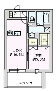 【シニア向け】シャレーリブラン【3階】の間取り