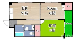 マンションコスモ【3階】の間取り