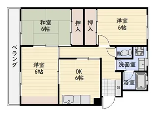 ファミール比志島【3階】の間取り