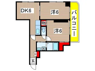 BELLIS【6階】の間取り