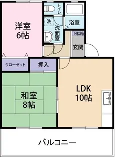 マリレーヴ内浜【2階】の間取り
