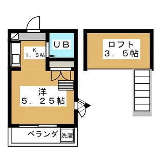 シャトル北野【2階】の間取り