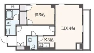 原宿パークハウス【3階】の間取り