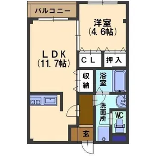 スウィート・ドリーム松村【2階】の間取り