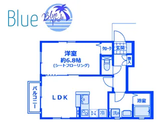ボヌール新横浜B【1階】の間取り