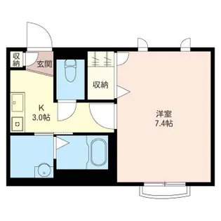 【シャーメゾン】リコメンド草加【2階】の間取り