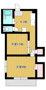 大里マンション【2階】の間取り
